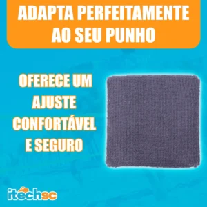 02 Munhequeiras Esportiva Pulso Toalha Academia Unissex