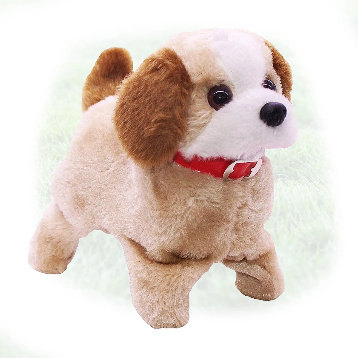 Cachorro De Pelúcia Pula Anda Late Da Cambalhota Brinquedo