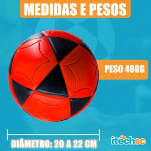 Kit 03 Bolas Futevolei Altinha Futmesa Vulcanizada Futêvolei