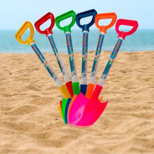 Kit 5 Pás De Areia Infantil Coloridas Brinquedo Praia (1)