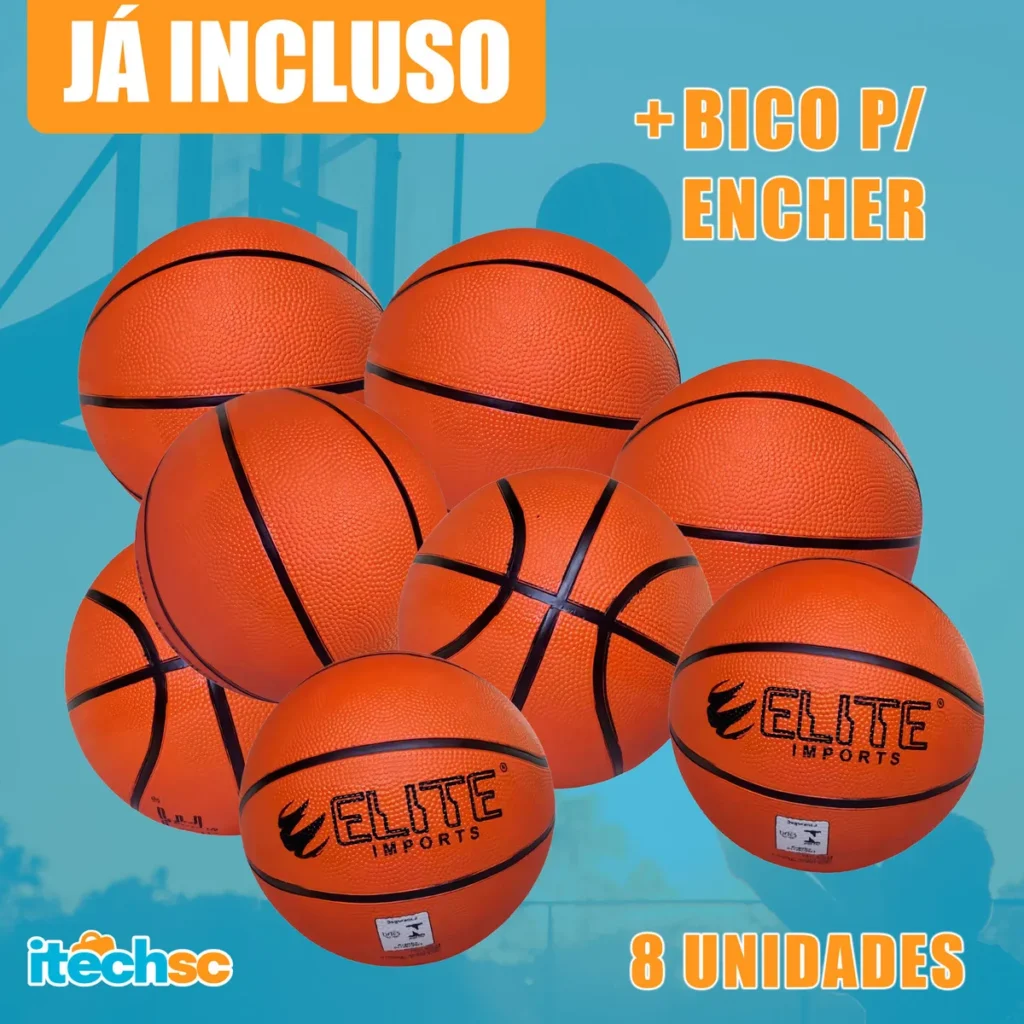 Kit 08 Bolas De Basquete Profissional