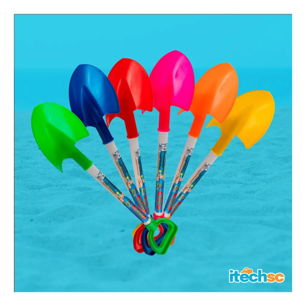 Pá Brinquedo Infantil Diversão Na Areia, Praia Ou Jardim