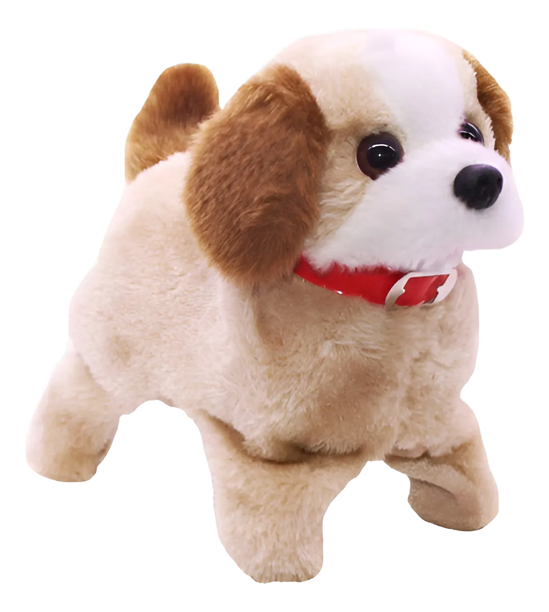 Cachorro De Pelúcia Pula Anda Late Da Cambalhota Brinquedo