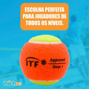 Bola Beach Tennis Bola Bolinha Tênis Com 03 Unidades Macia