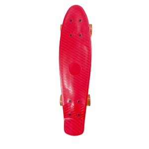 Skate Cruiser Mini Longboard Montado Completo Infantil Rosa