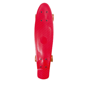 Skate Cruiser Mini Longboard Montado Completo Infantil Rosa