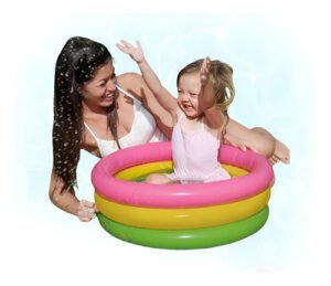 Piscina Inflável Infantil Redonda 105 Litros - Bebês e Crianças
