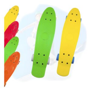 Combo 2 Skates Cruiser Mini Longboard Infantil Montado