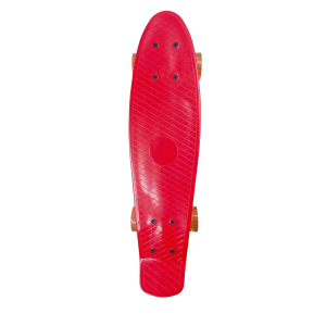 Skate Cruiser Mini Longboard Montado Completo Infantil Rosa