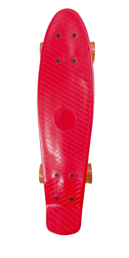 Skate Cruiser Mini Longboard Montado Completo Infantil Rosa