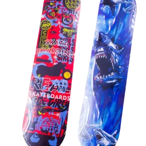 Kit 02 Skate Infantil Semi Profissional Estampado 60cm 45kg